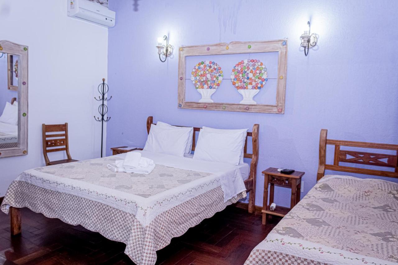 Quarto Triplo com Vista do Jardim