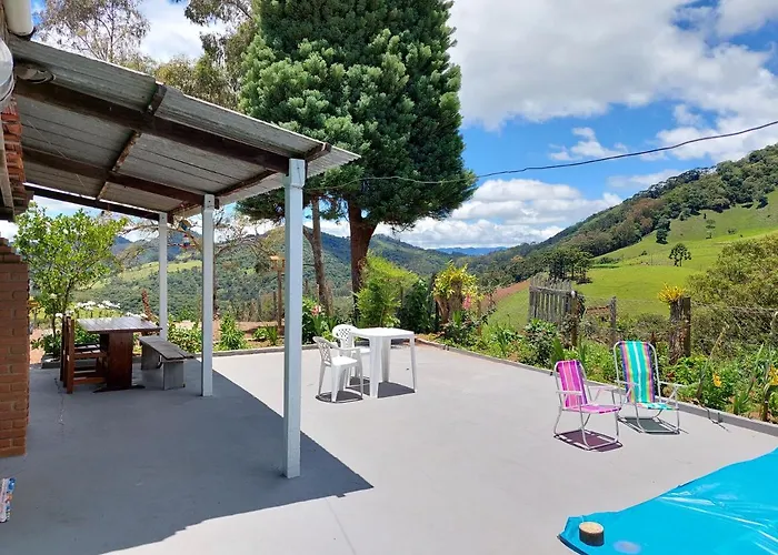 Casa aconchegante na roça c/ piscina/churrasqueira Gonçalves com piscina