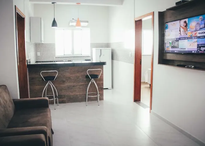 Souza Reis Flat Apartamento São Tomé das Letras que aceita animais de estimação